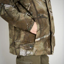 VESTE CHAUDE JUNIOR 100 CAMOUFLAGE TREEMETIC -Magasin De Plein Air veste chaude junior 100 camouflage treemetic 3