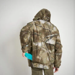 VESTE CHAUDE JUNIOR 100 CAMOUFLAGE TREEMETIC -Magasin De Plein Air veste chaude junior 100 camouflage treemetic 6