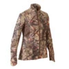 VESTE FEMME CHASSE SILENCIEUSE RESPIRANTE CAMOUFLAGE 500