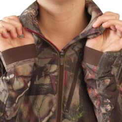 VESTE FEMME CHASSE SILENCIEUSE RESPIRANTE CAMOUFLAGE 500 19 VESTE FEMME CHASSE SILENCIEUSE RESPIRANTE CAMOUFLAGE 500 -Magasin De Plein Air veste femme chasse silencieuse respirante camouflage 500 9