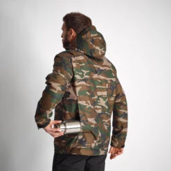 VESTE IMPERMEABLE CHAUDE 100 CAMO WOODLAND -Magasin De Plein Air veste impermeable chaude 100 camo woodland 4