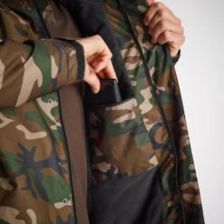 VESTE IMPERMEABLE CHAUDE 100 CAMO WOODLAND -Magasin De Plein Air veste impermeable chaude 100 camo woodland 6