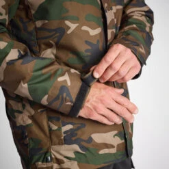 VESTE IMPERMEABLE CHAUDE 100 CAMO WOODLAND -Magasin De Plein Air veste impermeable chaude 100 camo woodland 8