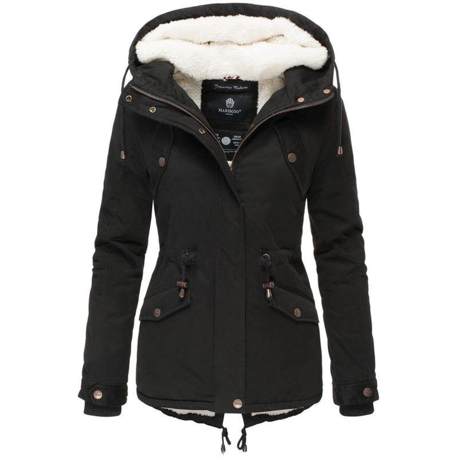 Veste Longue D'hiver Pour Femme MANOLYA Marikoo 1 Veste Longue D'hiver Pour Femme MANOLYA Marikoo