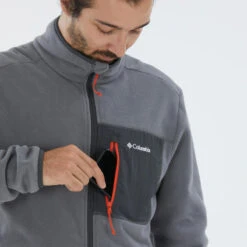 Veste Polaire Columbia Grise De Randonnée Montagne - Homme -Magasin De Plein Air veste polaire columbia grise de randonnee montagne homme 3