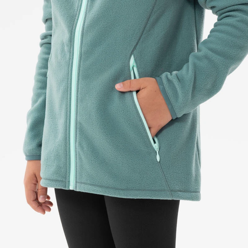 Quechua Veste Polaire De Randonnée - MH150 Vert Foncé - Enfant 7-15 Ans 6 Quechua Veste Polaire De Randonnée - MH150 Vert Foncé - Enfant 7-15 Ans – Image 6