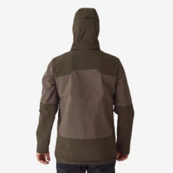 VESTE SOFTSHELL CHASSE MARRON 500 -Magasin De Plein Air veste softshell chasse marron 500 2