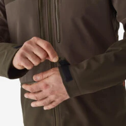 VESTE SOFTSHELL CHASSE MARRON 500 -Magasin De Plein Air veste softshell chasse marron 500 5