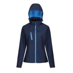 Regatta Veste Softshell VENTURER Femme (Bleu Marine/bleu Clair)