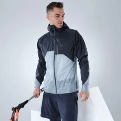 Quechua Veste Ultra Légère De Randonnée Rapide FH 900 Homme Bleu Grise. -Magasin De Plein Air veste ultra legere de randonnee rapide fh 900 homme bleu grise 2
