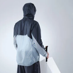 Quechua Veste Ultra Légère De Randonnée Rapide FH 900 Homme Bleu Grise. -Magasin De Plein Air veste ultra legere de randonnee rapide fh 900 homme bleu grise 3