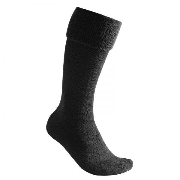 Woolpower Chaussettes Merino Knee-High 600 - Noir 1 Woolpower Chaussettes Merino Knee-High 600 - Noir