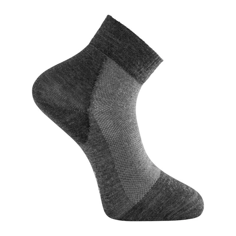 Woolpower Chaussettes Skilled Liner Short - Gris Foncé/Gris 2 Woolpower Chaussettes Skilled Liner Short - Gris Foncé/Gris – Image 2