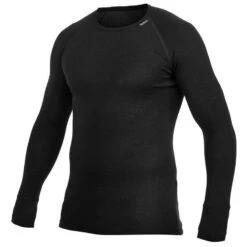 Woolpower Merino Base Layer Crewneck LITE - Noir -Magasin De Plein Air woolpower merino base layer crewneck lite noir 5