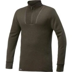 Woolpower Merino Mid Layer Zip Turtleneck 400 - Vert Pin 6 Woolpower Merino Mid Layer Zip Turtleneck 400 - Vert Pin -Magasin De Plein Air woolpower merino mid layer zip turtleneck 400 vert pin 2