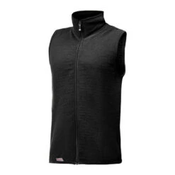 Woolpower Veste Couche Moyenne Merino 400 - Noir -Magasin De Plein Air woolpower veste couche moyenne merino 400 noir 2